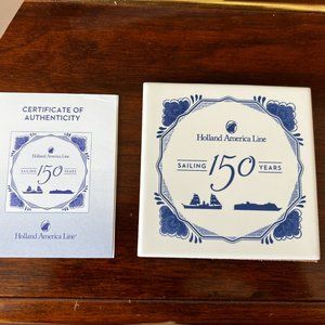 NEW in BOX | Delftware Holland America Ceramic Coasters